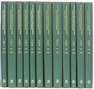 Item #37836 Contributions to American Anthropology and History [Twelve Volumes]. Carnegie...