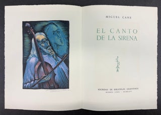 Item #38177 El Canto de la Sirena. Miguel. Delhez Cane, Victor