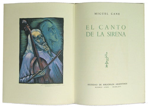 Item #38177 El Canto de la Sirena. Miguel. Delhez Cane, Victor.