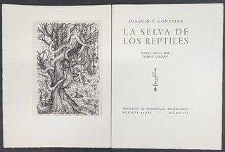 Item #38191 La Selva de los Reptiles. Joaquin V. Carmen Portela Gonzalez, ilus, Maria