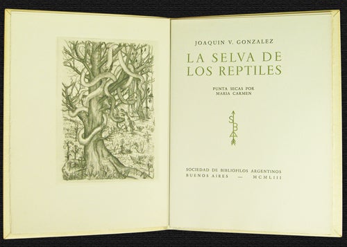 Item #38191 La Selva de los Reptiles. Joaquin V. Carmen Portela Gonzalez, ilus, Maria.