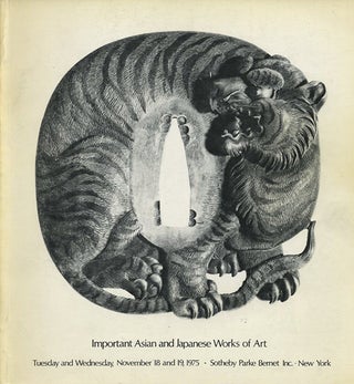 Item #38364 Important Asian and Japanese works of art. November 18 and 19, 1975. Sotheby Parke...