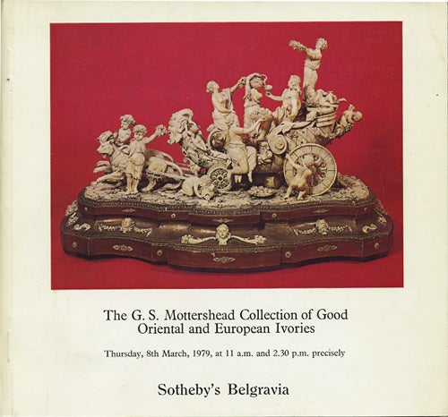 Item #38372 The G.S. Mottershead Collection of good Oriental and European ivories. March 8, 1979. Sotheby Parke Bernet. Sotheby's Belgravia.