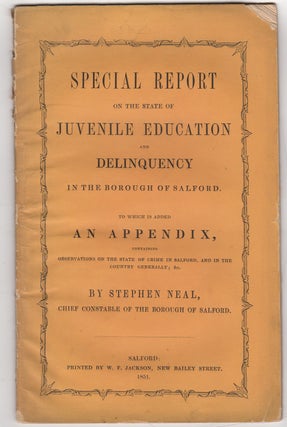 Item #38642 Special report on the state of juvenile education and delinquency in the borough of...
