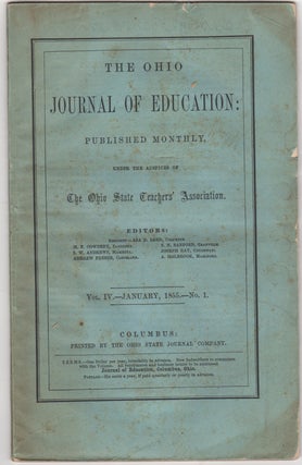 Item #38684 The Ohio Journal of Education: Published Monthly, Under the Auspices of The Ohio...