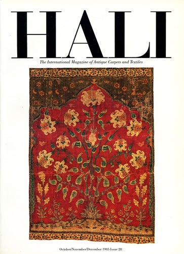 Item #38924 Hali. The International Journal of Oriental Carpets and Textiles. Vol. 7 No. 4, 1985. Issue 28. Robert Pinner, ed.