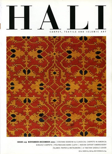 Item #38930 Hali. Carpet, Textile and Islamic Art. Issue 119. November-December 2001. Daniel Shaffer, ed.
