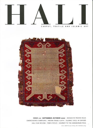 Item #38931 Hali. Carpet, Textile and Islamic Art. Issue 112. July-August 2000. Daniel Shaffer, ed.