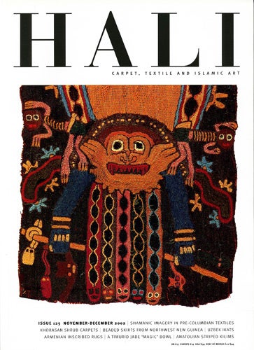 Item #38938 Hali. Carpet, Textile and Islamic Art. Issue 125. November-December 2002. Daniel Shaffer, ed.