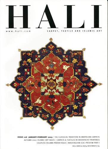 Item #38939 Hali. Carpet, Textile and Islamic Art. Issue 126. January-February 2003. Daniel Shaffer, ed.