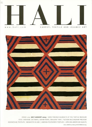 Item #38942 Hali. Carpet, Textile and Islamic Art. Issue 129. July-August 2003. Daniel Shaffer, ed.