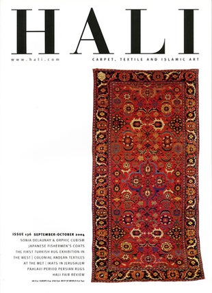 Item #38949 Hali. Carpet, Textile and Islamic Art. Issue 136. September-October 2004. Daniel...