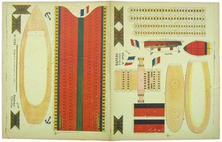 Item #40343 [Paper Model]. Bateau. 2 feuilles. No. 1795. Nautical