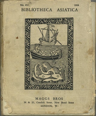 Item #40646 Biblotheca Asiatica. No. 452. 1924. Part I. Maggs Bros