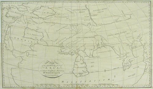 Item #40805 Map of the South East part of Asia according to Ptolemy for illustrating Dr. Robertson's Historical Disquisition &c. Samuel John Neele, Ptolemy.
