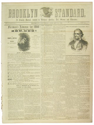 Item #41316 Brooklyn Standard. A Family Journal Devoted to National Politics, Art, Science and...