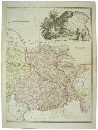 Item #41794 A Map of Bengal, Bahar, Oude & Allahabad: with part of Agra and Delhi, exhibiting...