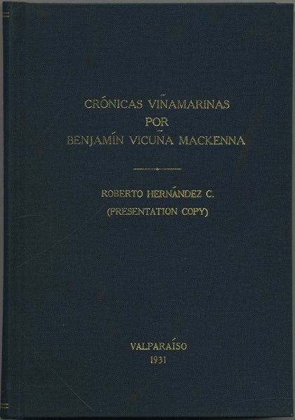Vicua Mackenna, Benjamin - Crnicas VIamarinas