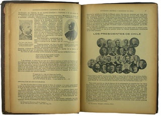 Item #42078 Diccionario histórico, biográfico y bibliográfico de Chile 1800-1931. [Five...