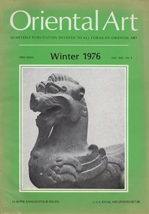 Item #42339 Oriental Art. [A Quarterly Publication Devoted to the Study of all forms of Oriental...