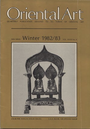Item #42343 Oriental Art. [A Quarterly Publication Devoted to the Study of all forms of Oriental...