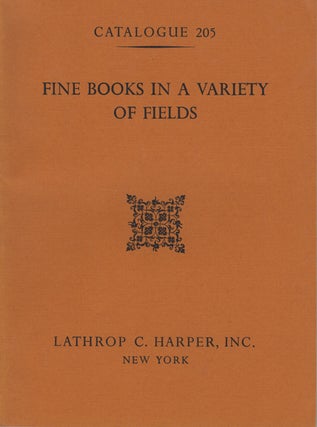Item #42471 Books and Manuscripts. Fine Books in a Variety of Fields: Classical, Mediaeval &...