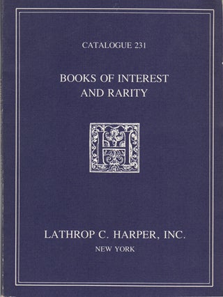 Item #42487 Books of Interest and Rarity including Incunabula, Latin and North Americana,...