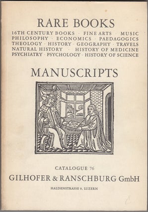 Item #42667 Rare Books. 16th Century Books - Fine Arts - Music - Philosphy - Economics -...