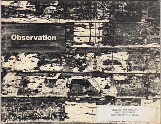 Item #42880 Observation. A Magazine of the Visual Arts. Spring 1968. Rina Sussman, David Brownell