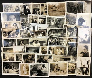 Item #43024 [Small Archive of Japanese Movie Stills from the World War II Era]. Japan. Cinema....