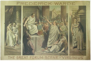 [American Theater Poster]. Frederick Warde / The Great Forum Scene in "Virginius."