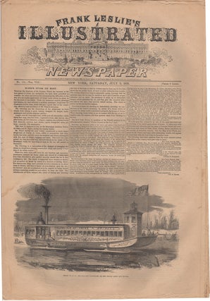 Item #43606 Frank Leslie's Illustrated Newspaper. No. 188, Vol. VIII. Saturday, July 9, 1859....