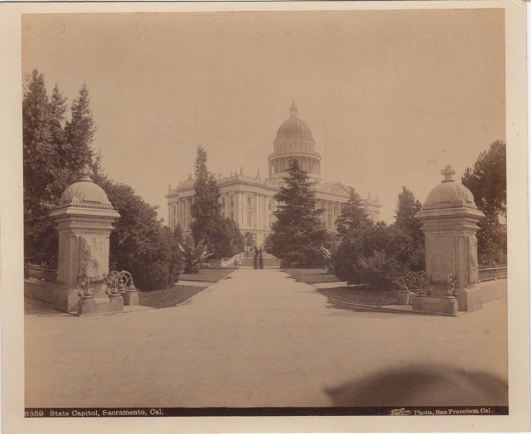 Item #43641 [Photograph] State Capitol Building, Sacramento, California. Isaiah West Taber.