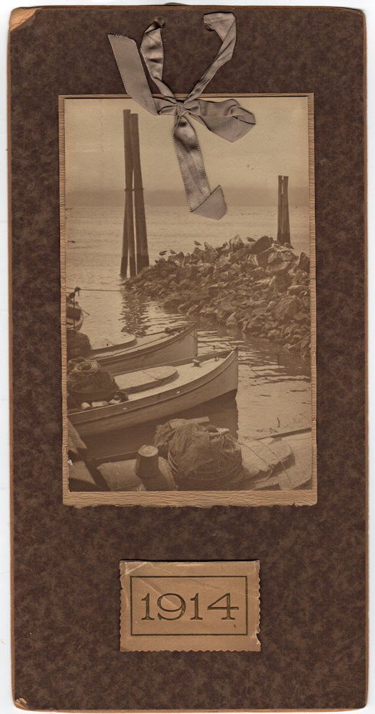 Item #43674 [Photograph] Fisherman's Wharf, San Francisco, California, circa 1914. California. San Francisco. Calendar.