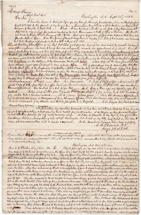 Item #44320 [Manuscript Document] Civil War Surgeon Chronicles New York Officers' Plot Against...