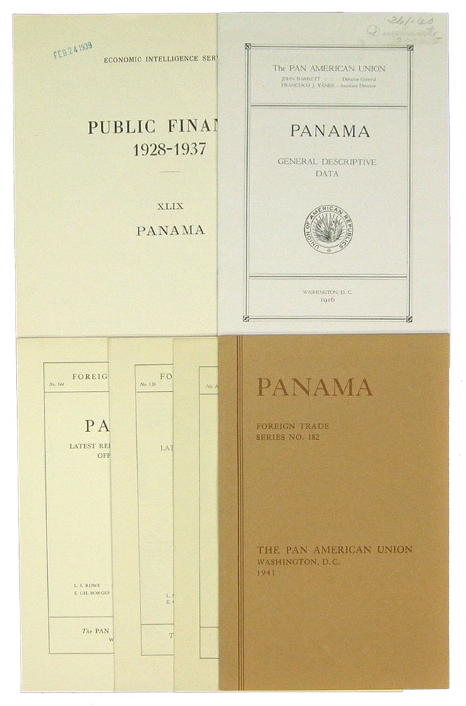 Item #44502 Small Archive of 5 Publications on Panamanian Trade and Finance: 1916-1943. Panama.