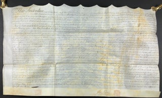 Item #44654 [Vellum Manuscript Document Signed] Loyalist Land Indenture for New York Property....