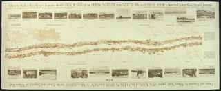 Panorama of the Hudson River from New York to Albany.