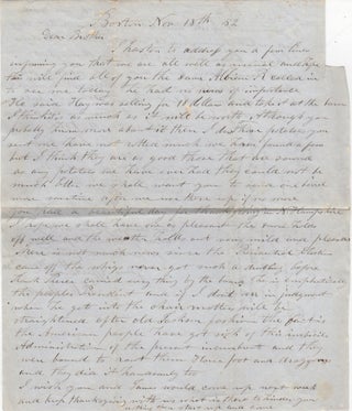 Item #44810 [ALS] Three Letters from E. Otis Marston Discussing Business, Family, and Politics...