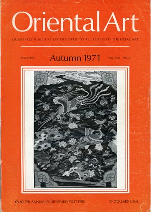 Item #44983 Oriental Art. [A Quarterly Publication Devoted to the Study of all forms of Oriental...