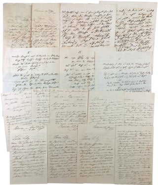 Item #44984 [Manuscript Archive] Letters by Gersdorff & His Grandson concerning Goethe and...