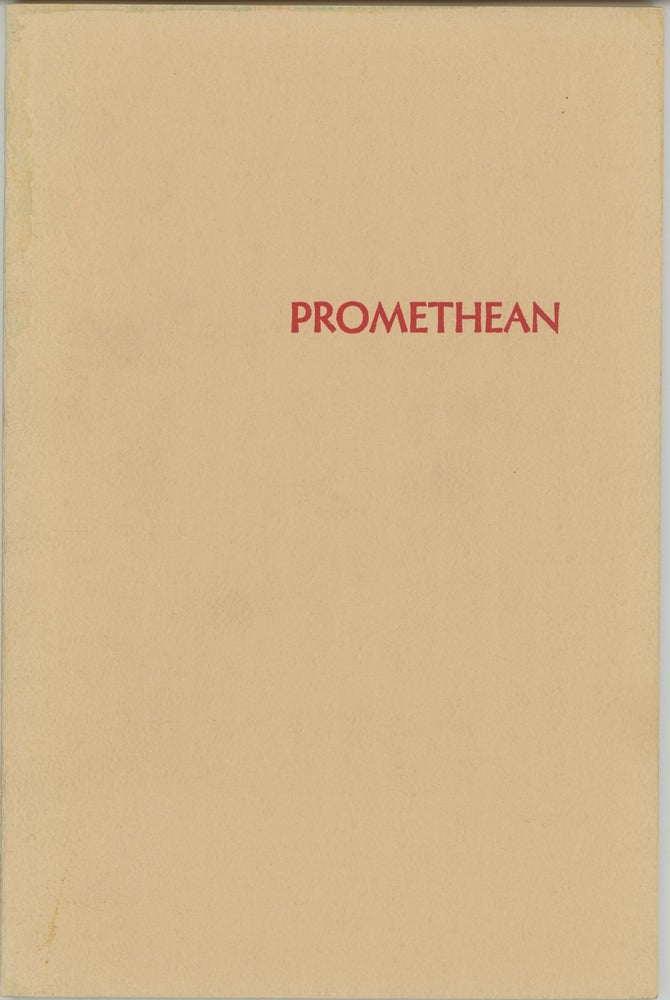 Item #44986 Promethean. The Literary Magazine of the City College. Vol. XVII. 1969-70. No. 1. Gerard Malanga, Frederick Goldin.