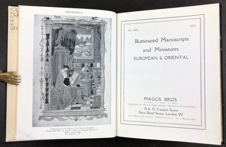 Item #45017 Illuminated Manuscripts and Miniatures European & Oriental. [Catalogue] No. 404. Maggs Bros.