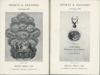Item #45020 Sports & Pastimes. A catalogue of books and illustrations relating to Sport....