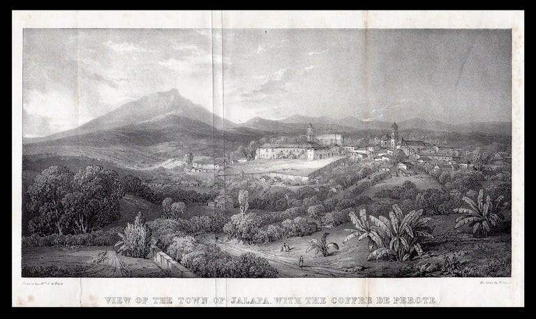 Item #45129 View of the Town of Jalapa, with the Coffre de Perote. Mexico, Emily Elizabeth Ward.