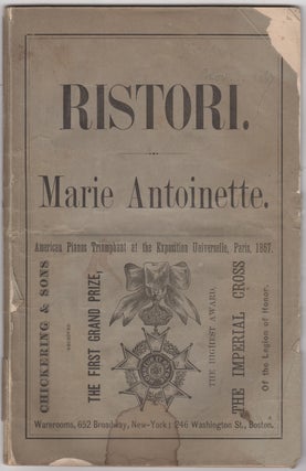 Item #45277 Marie Antoinette. A Drama in a Prologue, Five Acts, and Epilogue. Written Expressly...