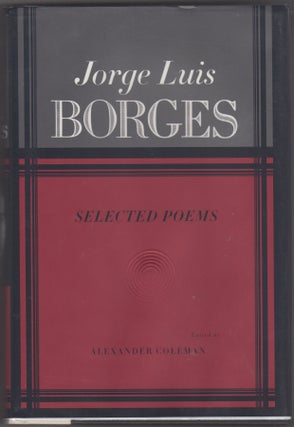 Item #45539 Selected Poems. Jorge Luis Borges