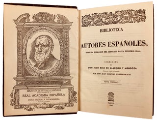Comedias de don Juan Ruiz de Alarcón y Mendoza.