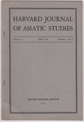 Item #45641 A Technique for Estimating the Numerical Strength of the Early Manchu Military...