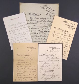 Item #45668 [Archive] Five Letters to British Artist & Author, Mary F. Raphael, from Fellow...